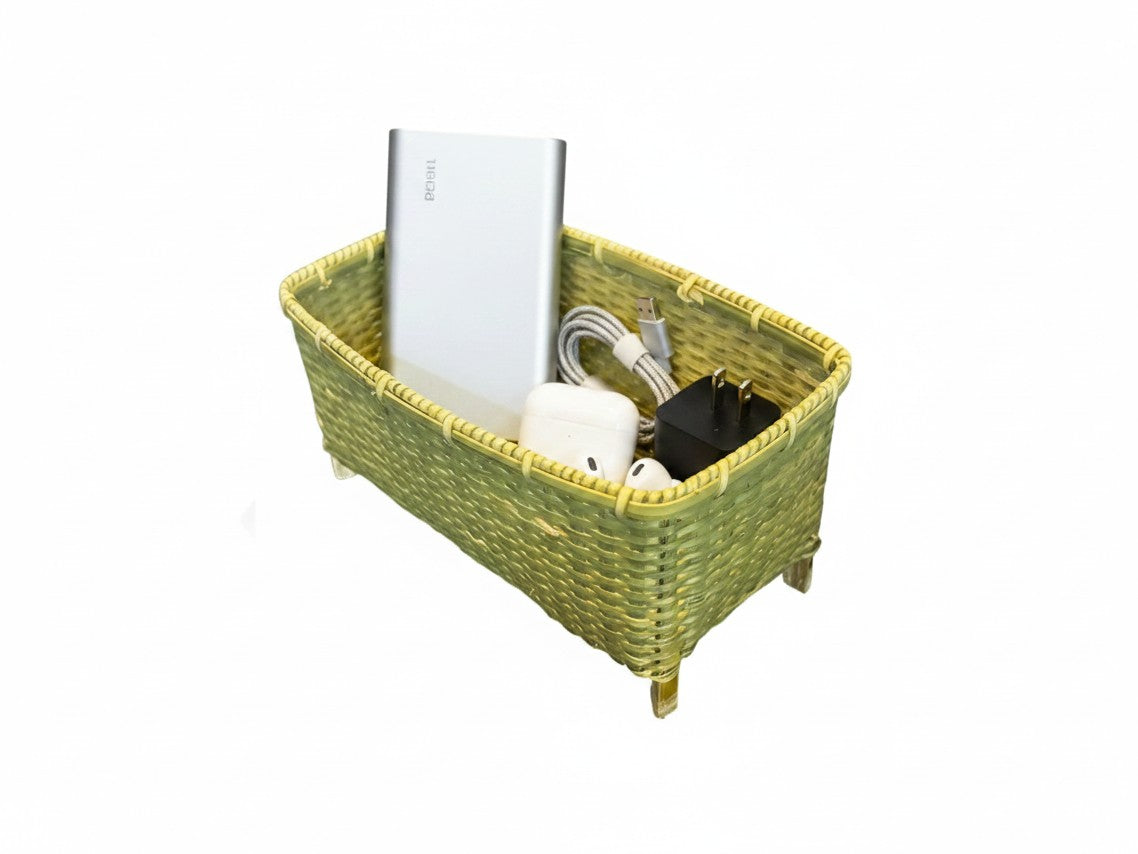 Small Premium Rectangular Bamboo Basket