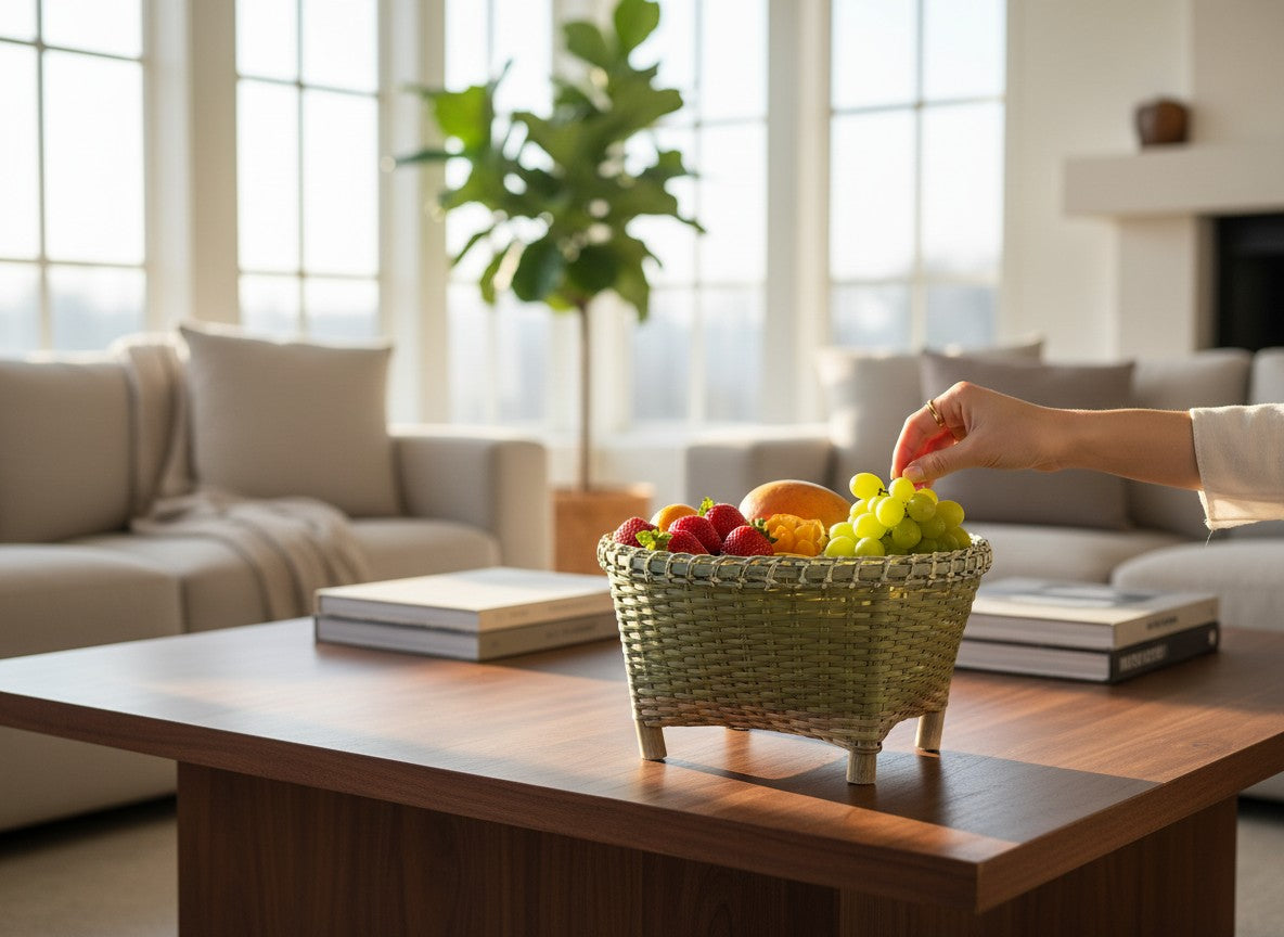 Bamboo Basket for Fruits