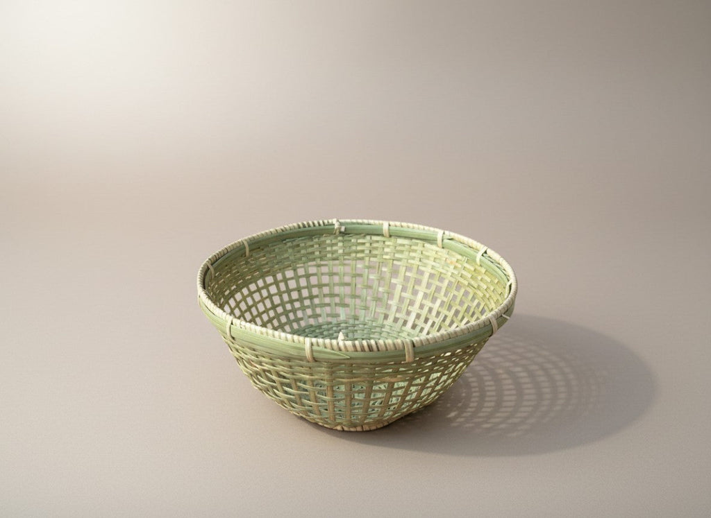 Natural Premium Bamboo utility netted basket