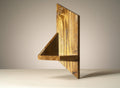 Wall mounted Diamond Shaped Flower and Home Decor Stand