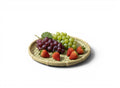 Handwoven Round Bamboo Fruit Tray