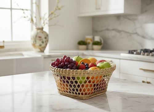 Handcrafted Bamboo Basket for fruits