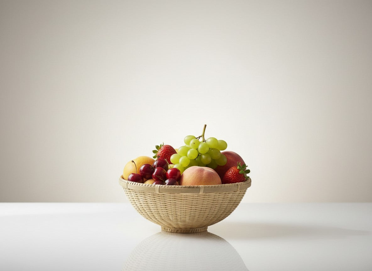 Handmade Bamboo Storage Basket