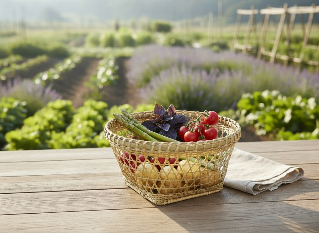 Handcrafted Bamboo Basket for fruits