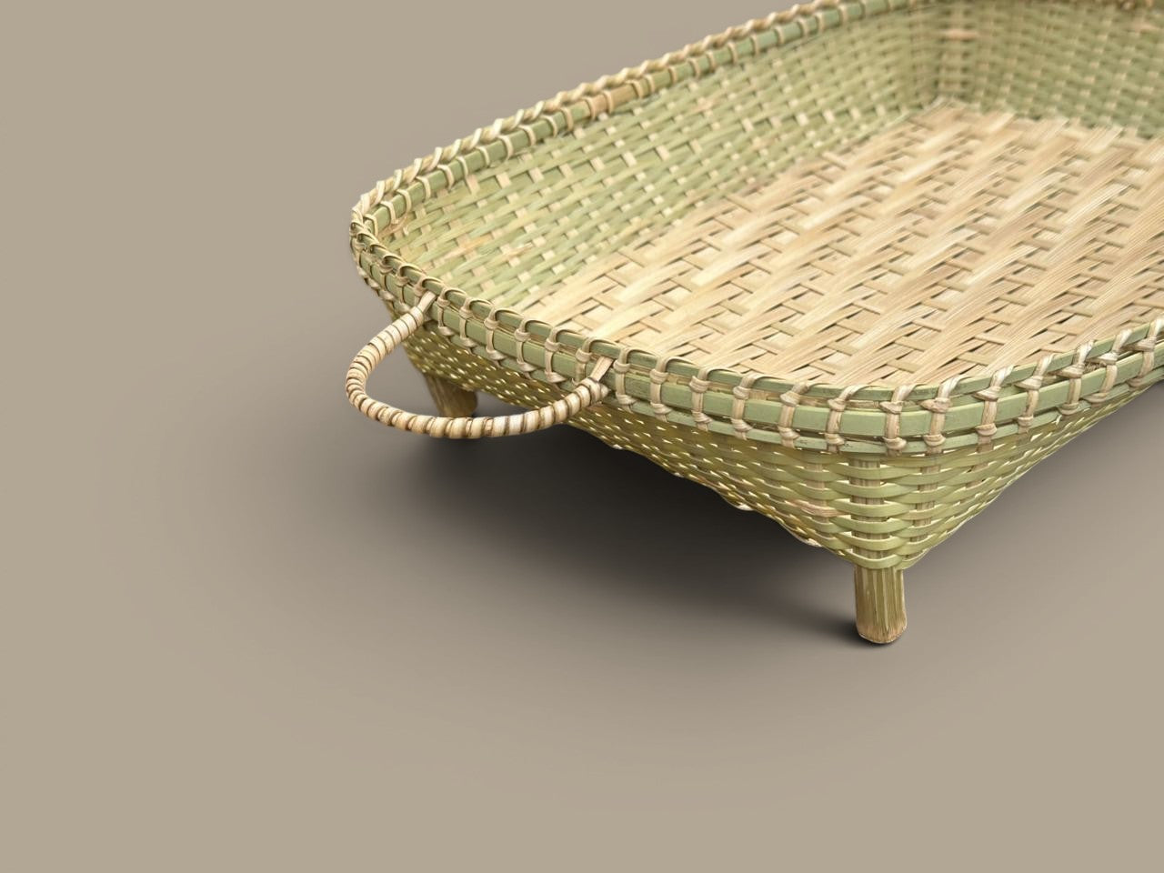 Handcrafted Bamboo Serving Tray
