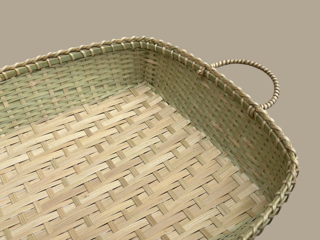 Handcrafted Bamboo Serving Tray